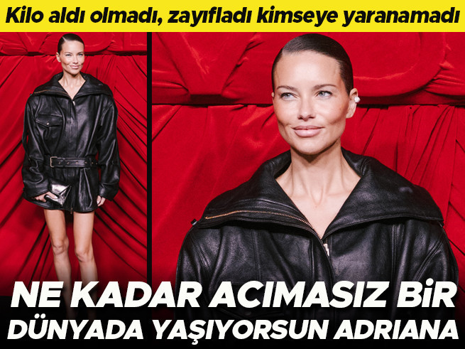 Kilo Alıp Vermek Yetmedi: Adriana Lima'nın Değişimi Tartışma Yarattı