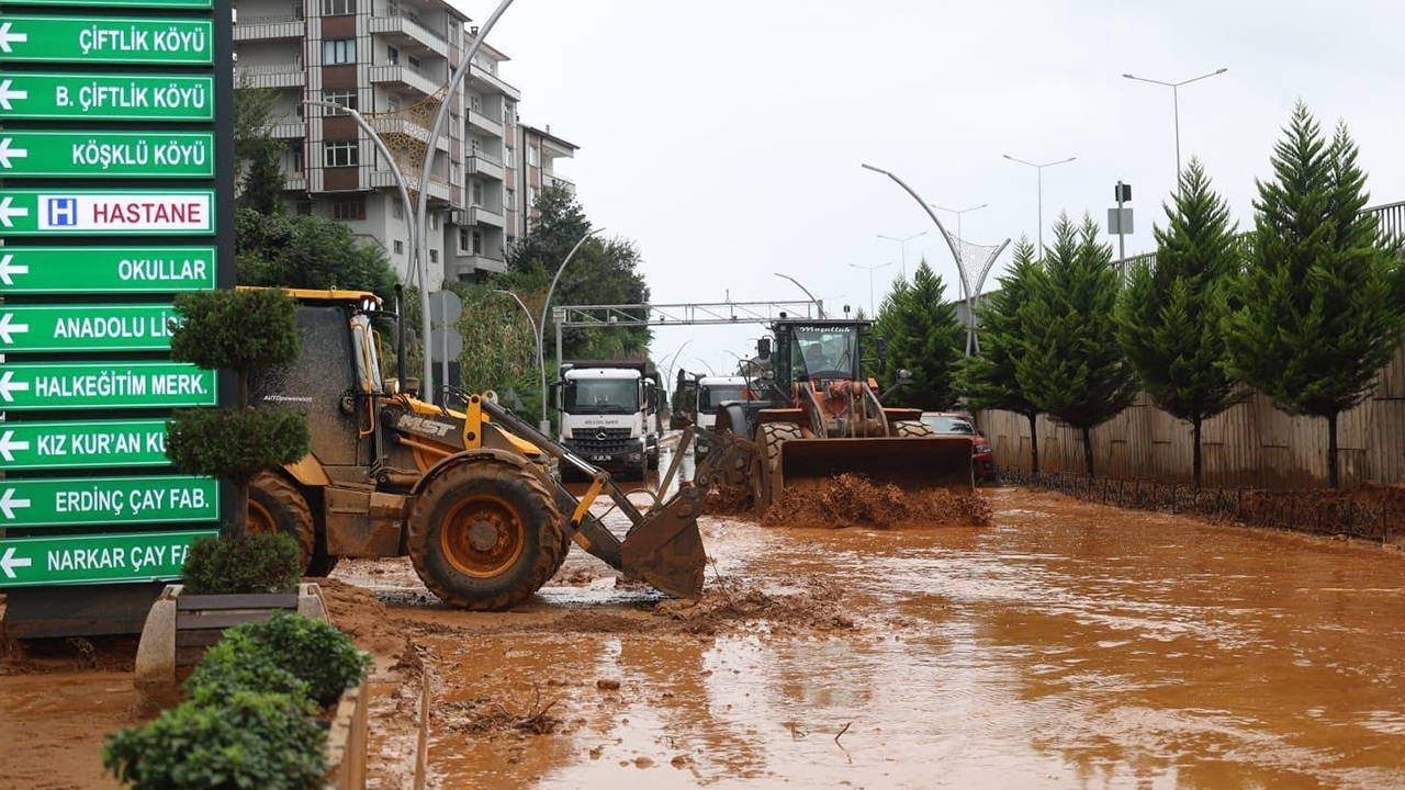 AFAD: Rize, Trabzon ve Giresun'da 231 Sel İhbarı Alındı
