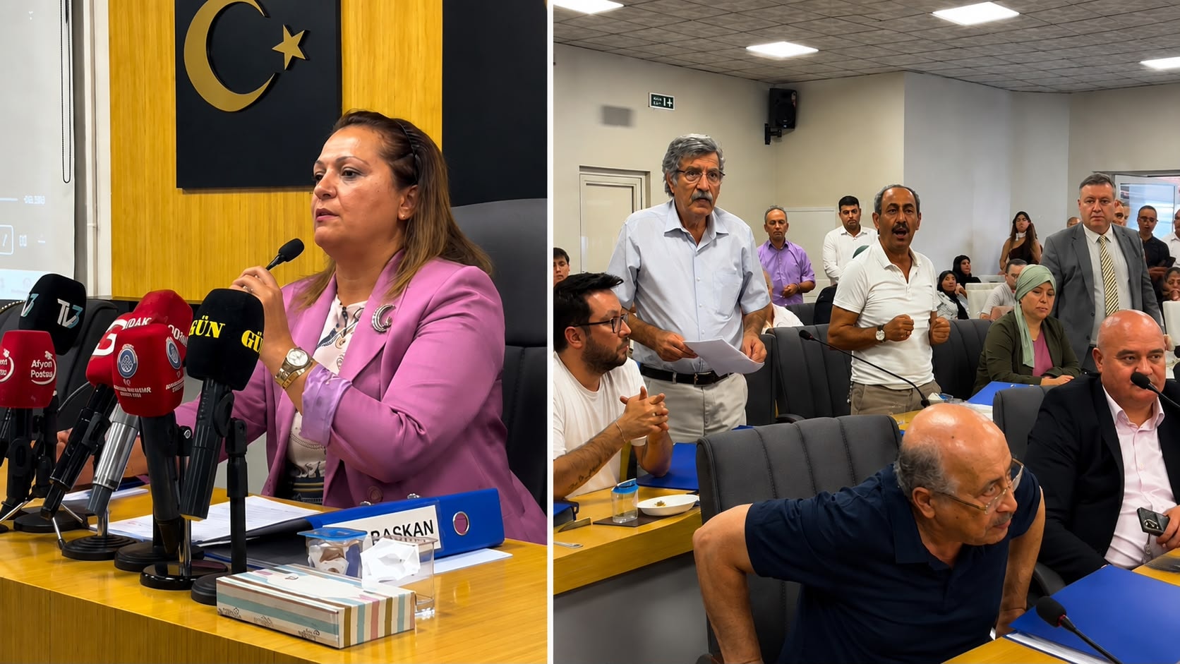 Afyonkarahisar'da CHP'den AKP'ye Geçen Başkandan İlk Oturum: Muhalefet Tepkili