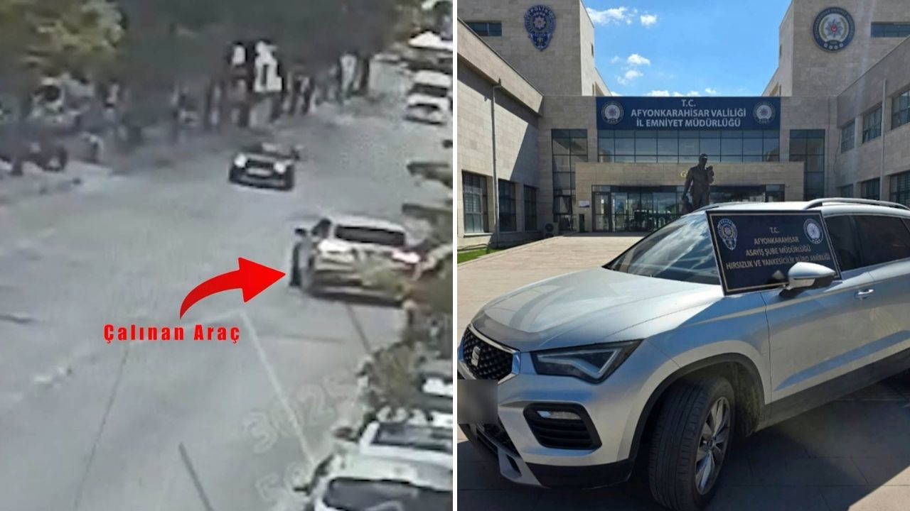 Afyonkarahisar'da Firari, Simit İçin Bırakılan Lüks Aracı Çaldı