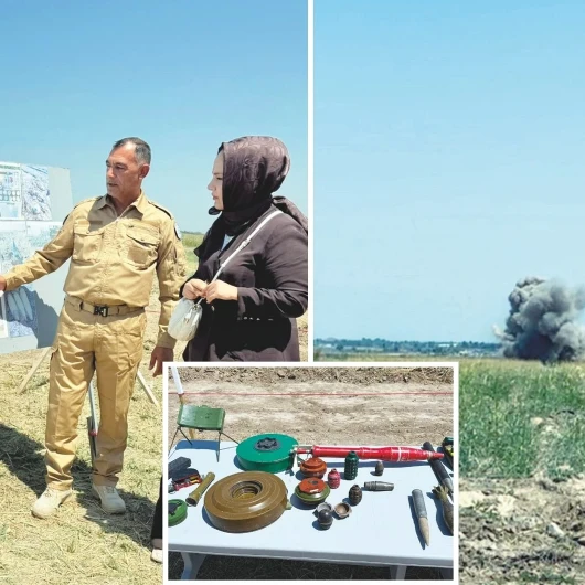 Ağdam'da mayın temizliği sürüyor, evler yeniden yükseliyor