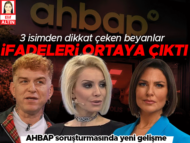 AHBAP soruşturmasında Ece Üner, Gökhan Özoğuz ve Öykü Serter ifade verdi