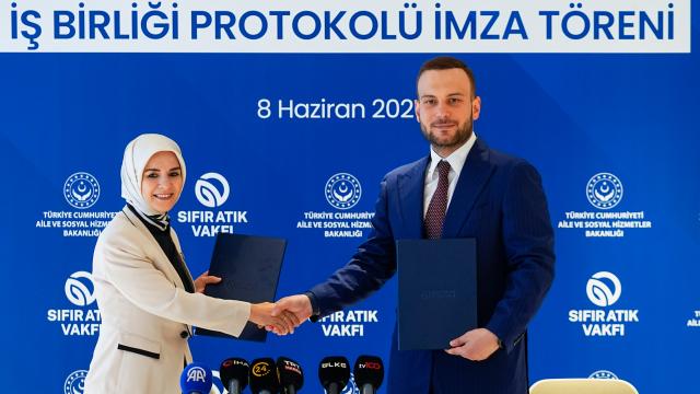 Aile Bakanlığı ve Sıfır Atık Vakfı'ndan çevre için iş birliği protokolü