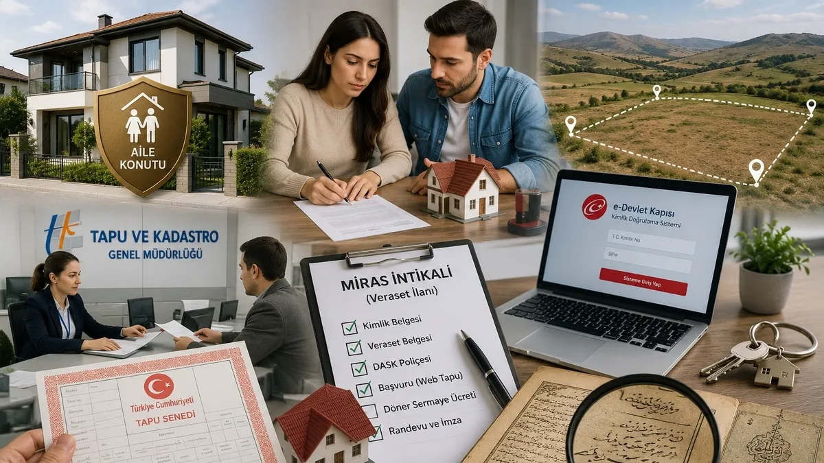 Aile konutu şerhi nasıl konulur? Tapu Müdürlüğü'nden yanıt
