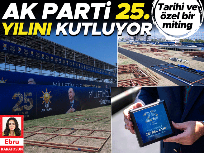 AK Parti 25. Kuruluş Yıl Dönümünü Coşkuyla Kutluyor