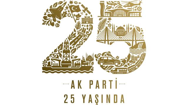 AK Parti 25. Yılını 'Milletimizle Çeyrek Asır Türkiye Geleceğe Hazır' Sloganıyla Kutluyor