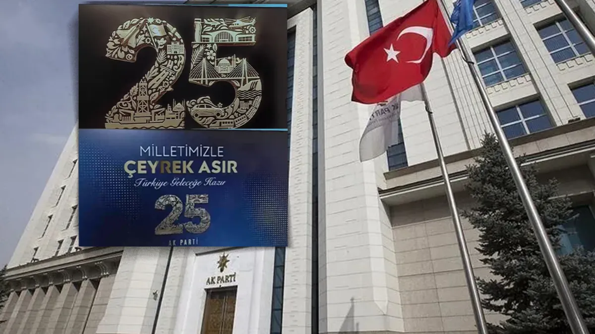AK Parti 25. Yılını Özel Logoyla Kutluyor: Çeyrek Asırlık Hizmet Yolculuğu