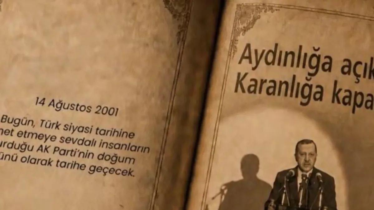 AK Parti 25. Yılını 'Bir Türkiye Kitabı' Videosuyla Kutladı