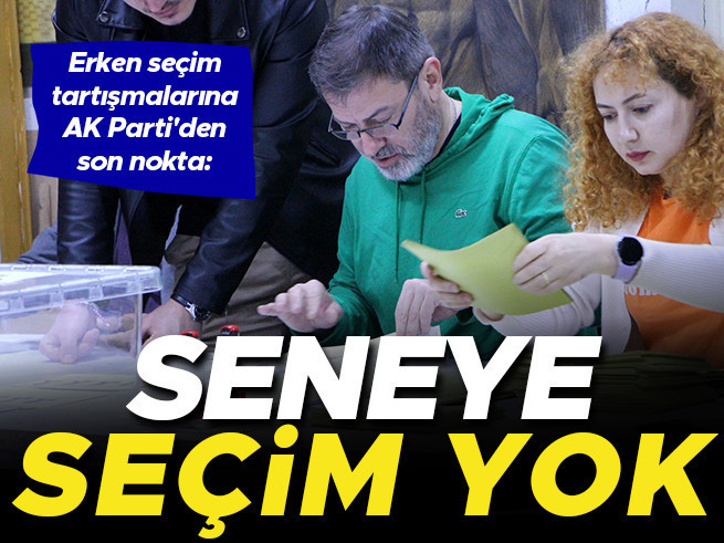 AK Parti'den Erken Seçim İddialarına Net Yanıt: Seçim 2028'de