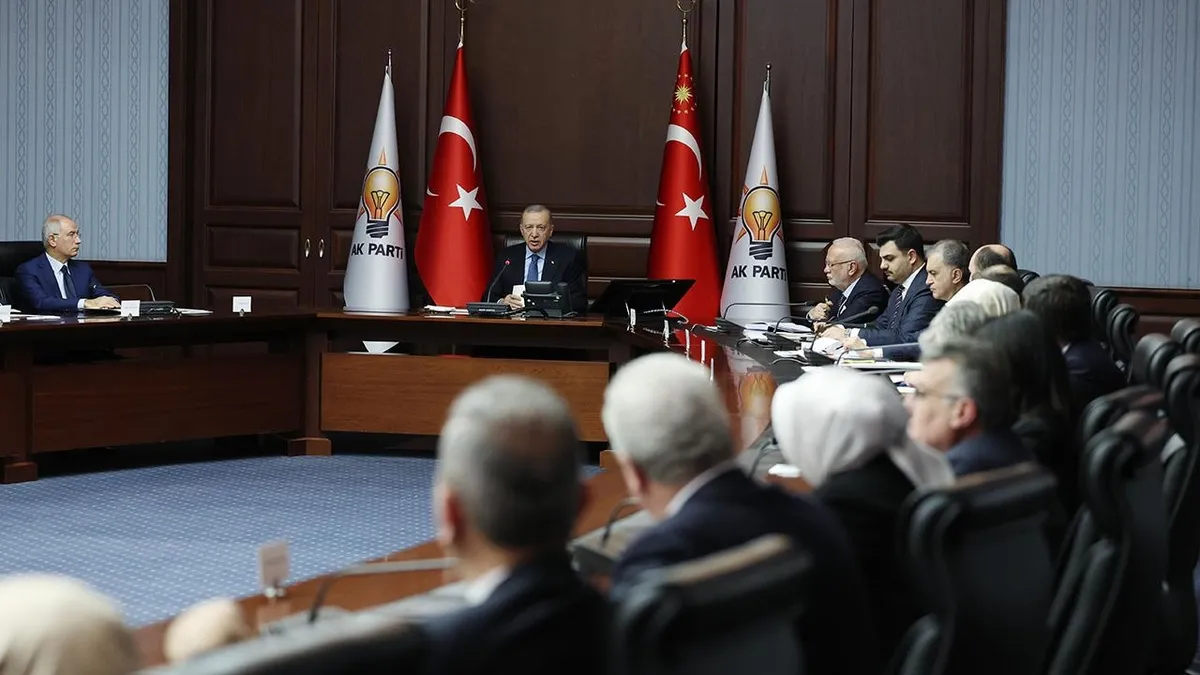 AK Parti MYK, Erdoğan Başkanlığında Kritik Gündemle Toplandı