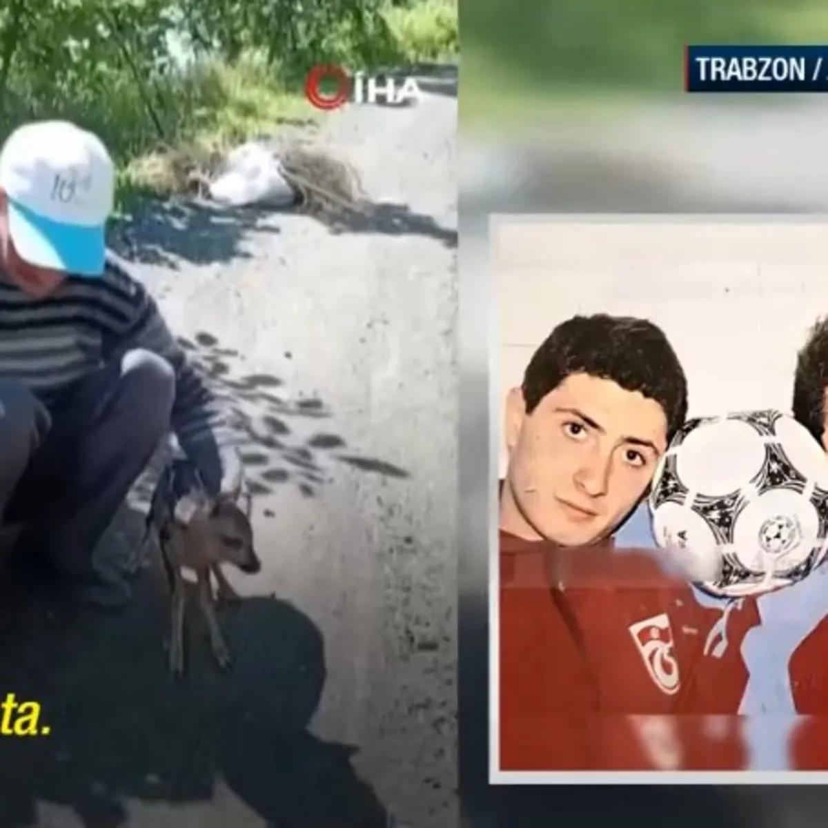Akçaabat'ta karacalar sürprizi: Trabzonspor sevgisi miniklere yansıdı