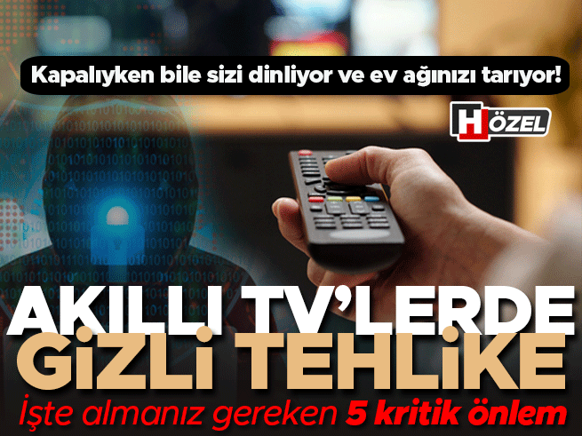 Akıllı TV'lerde Gizli Tehlike: Kapalıyken Bile Dinliyor