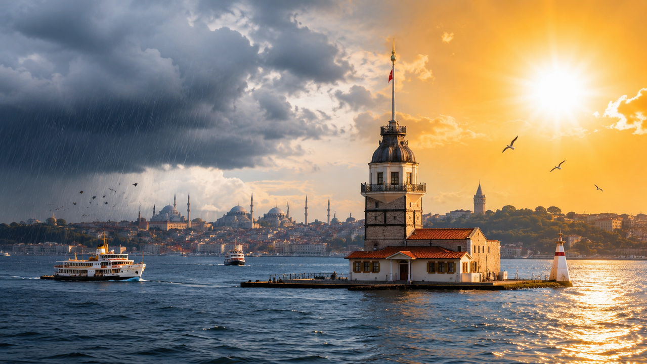 AKOM: İstanbul'da Cuma Günü Gök Gürültülü Sağanak Bekleniyor