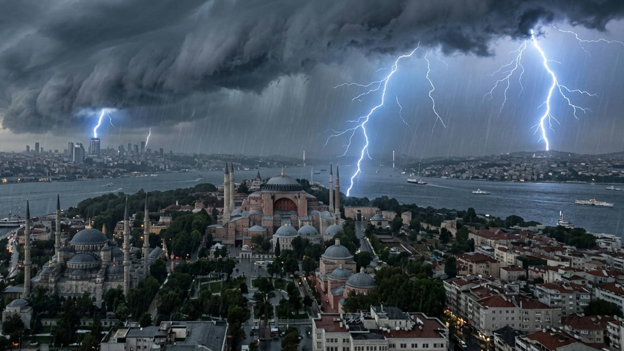 AKOM: İstanbul'da Perşembe Akşamı Sağanak Geri Dönüyor