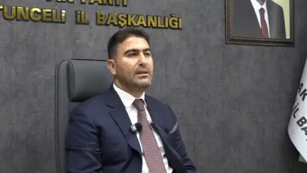 AKP Tunceli İl Başkanı Hakan Özer istifa etti