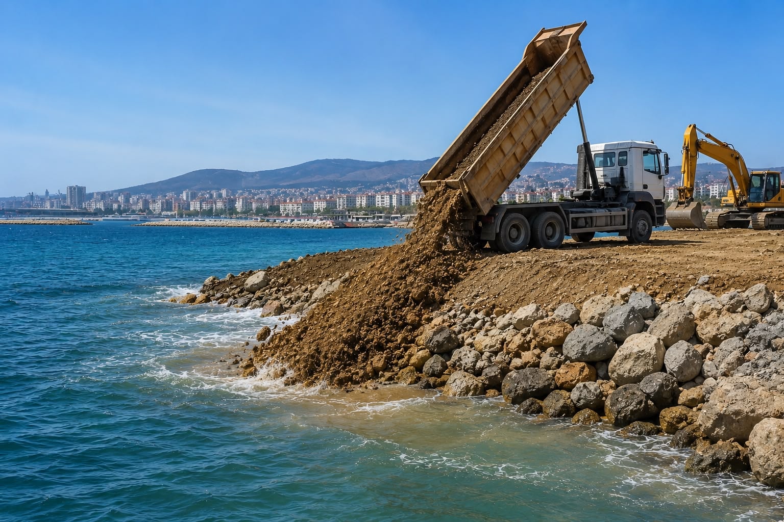 AKP'li belediyenin deniz dolgu projesi ÇED raporuyla iptal