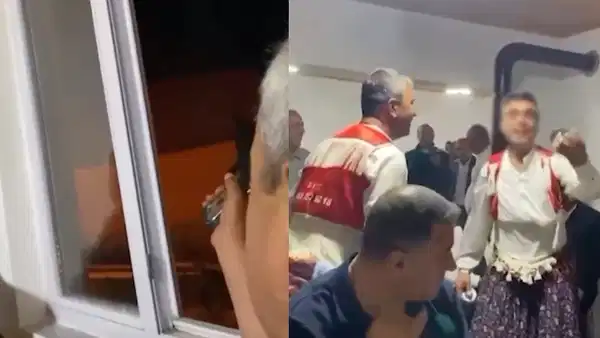 AKP'li isimlerin silahlı köçek eğlencesi kamerada: 'Aman genel merkez duymasın