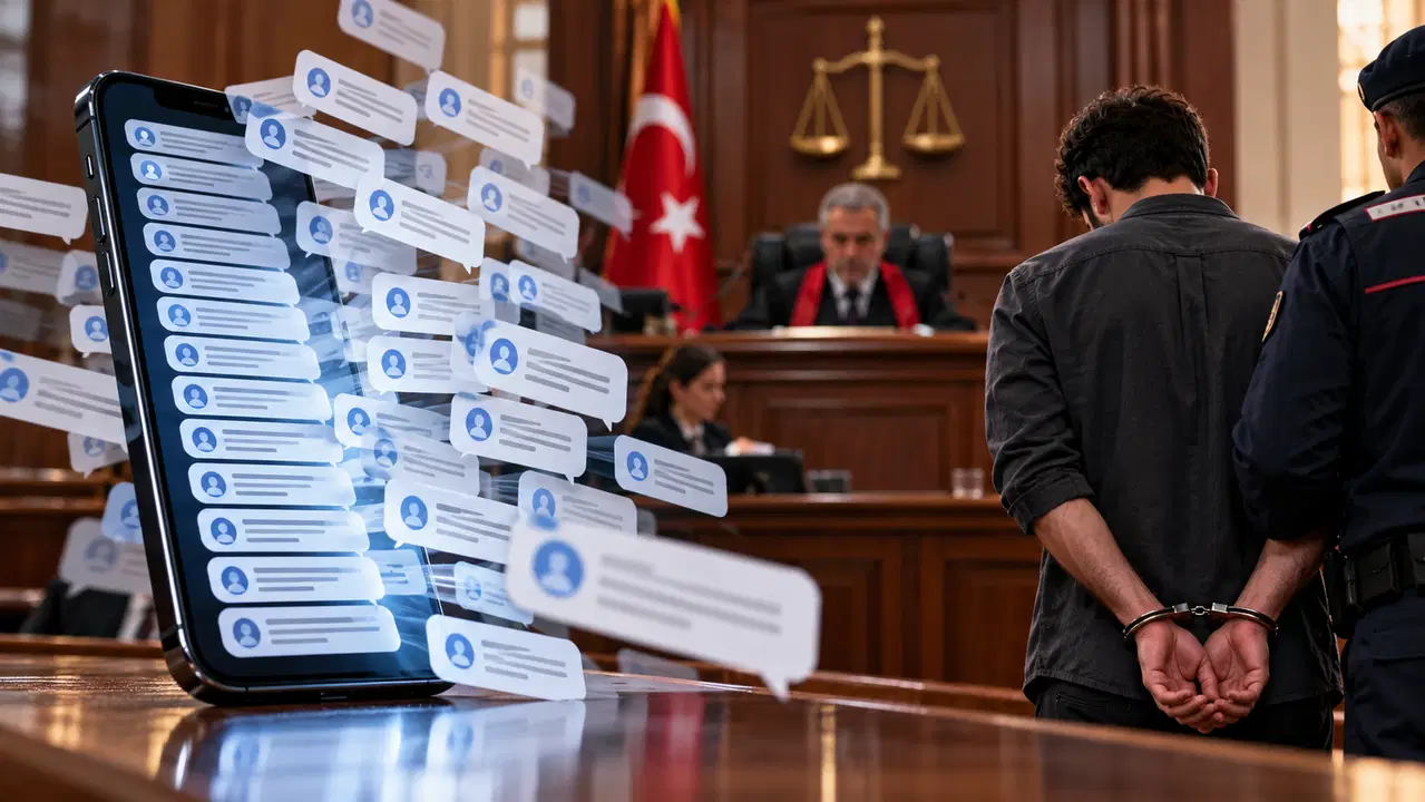 Akrabasına Aynı Gün 45 Mesaj Atan Sanığa Hapis Cezası Onandı