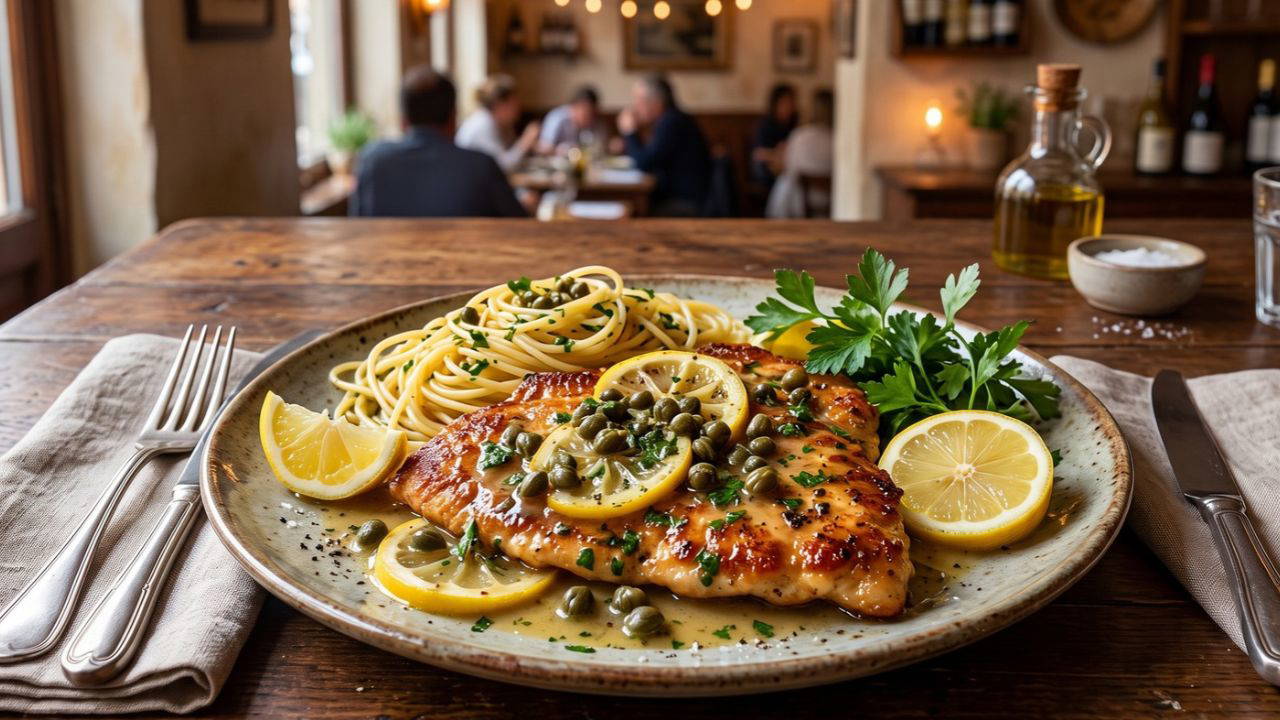Akşam Yemeğine Farklı Lezzet: Tavuk Piccata Tarifi