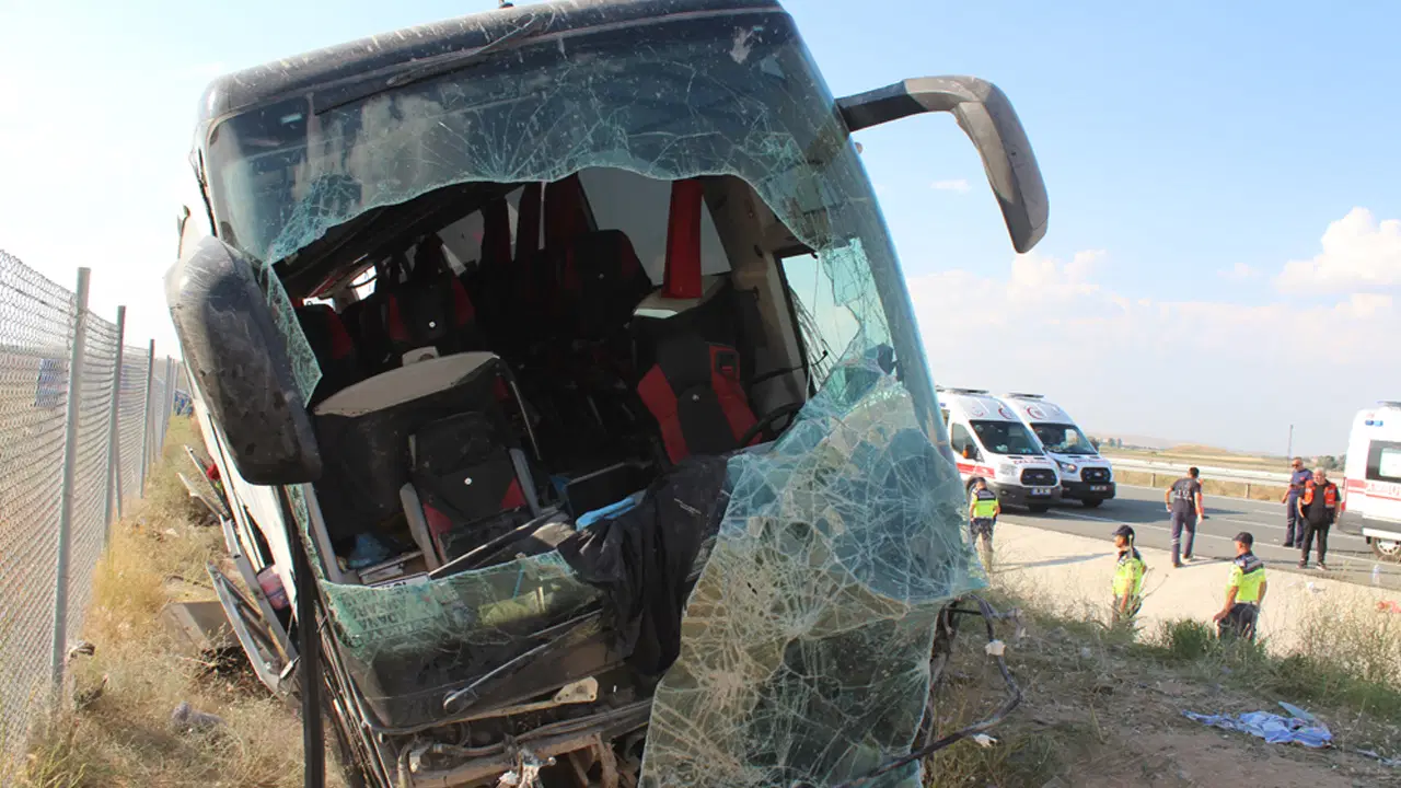 Aksaray'daki otobüs kazasında can kaybı 1'e yükseldi
