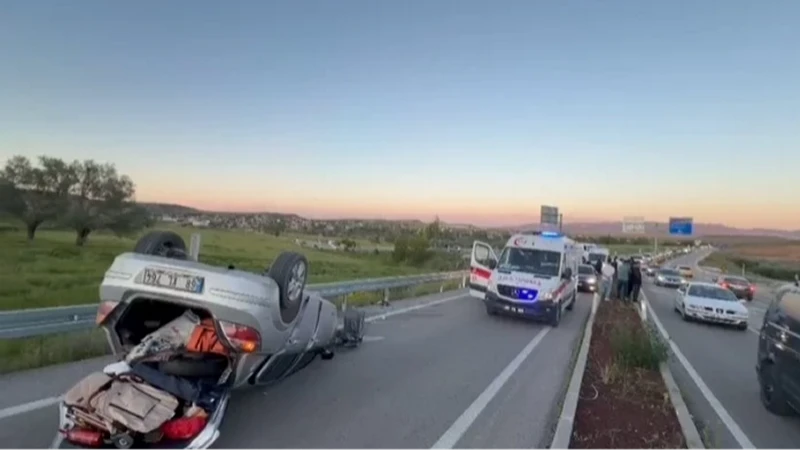 Aksaray'da piknik dönüşü kaza: Aynı aileden 7 yaralı