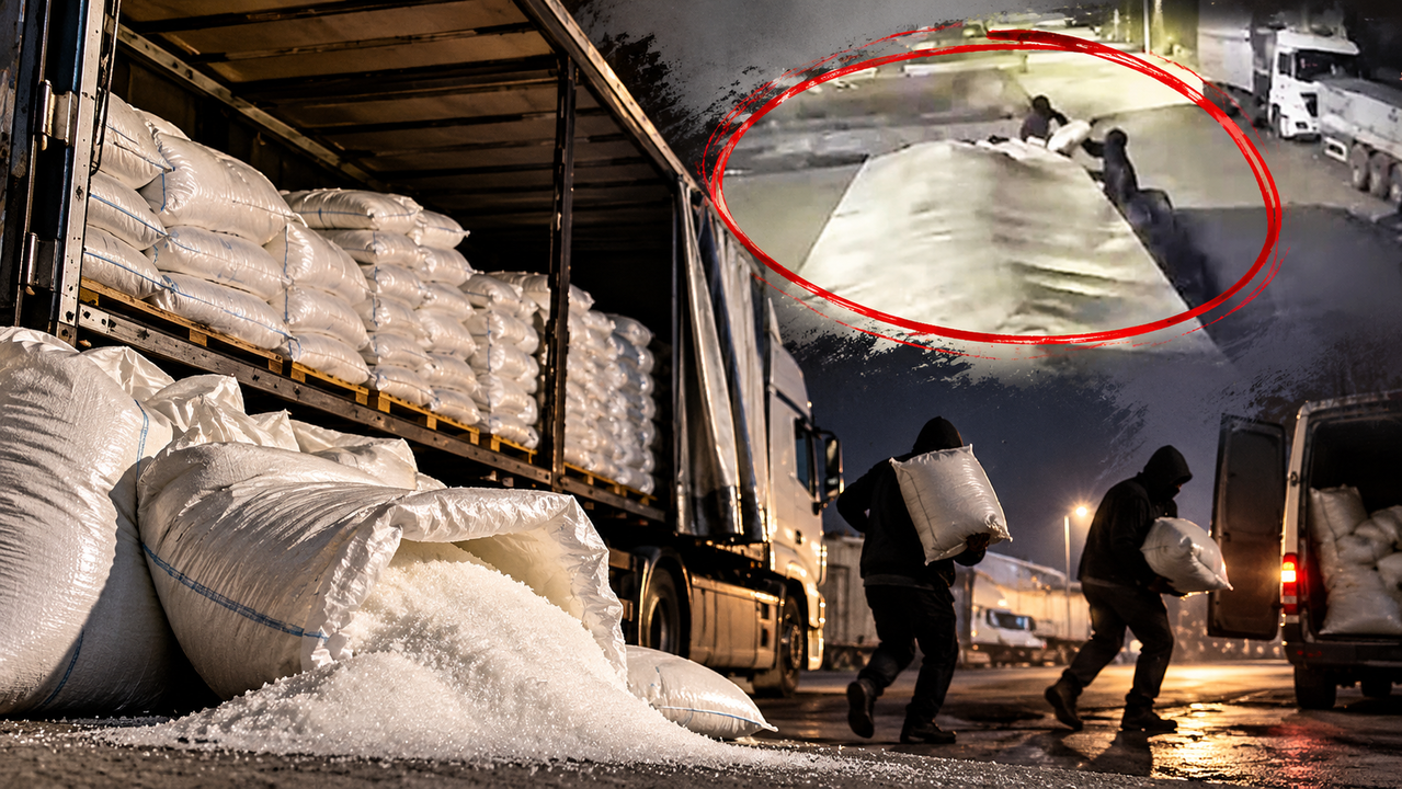 Aksaray'da TIR'dan 1,5 Ton Toz Şeker Çalındı