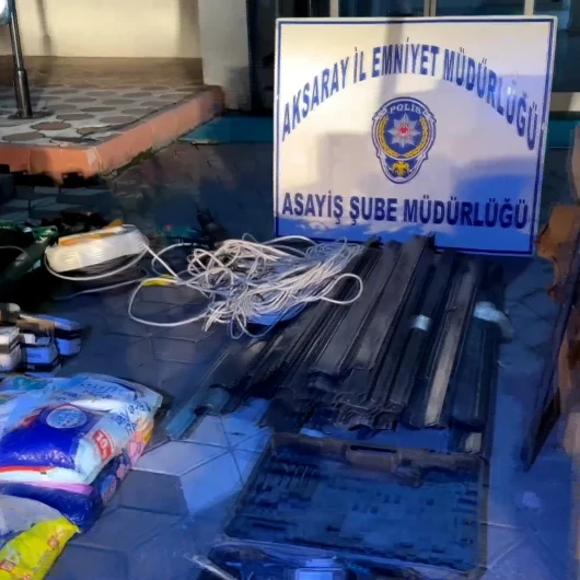 Aksaray'da TIR ve İnşaat Hırsızı Operasyonla Yakalandı