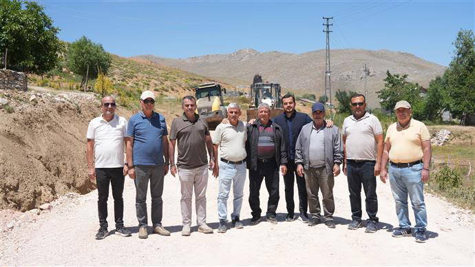 Alanya Belediyesi yayla yolunu asfalta hazırlık çalışmalarına başladı