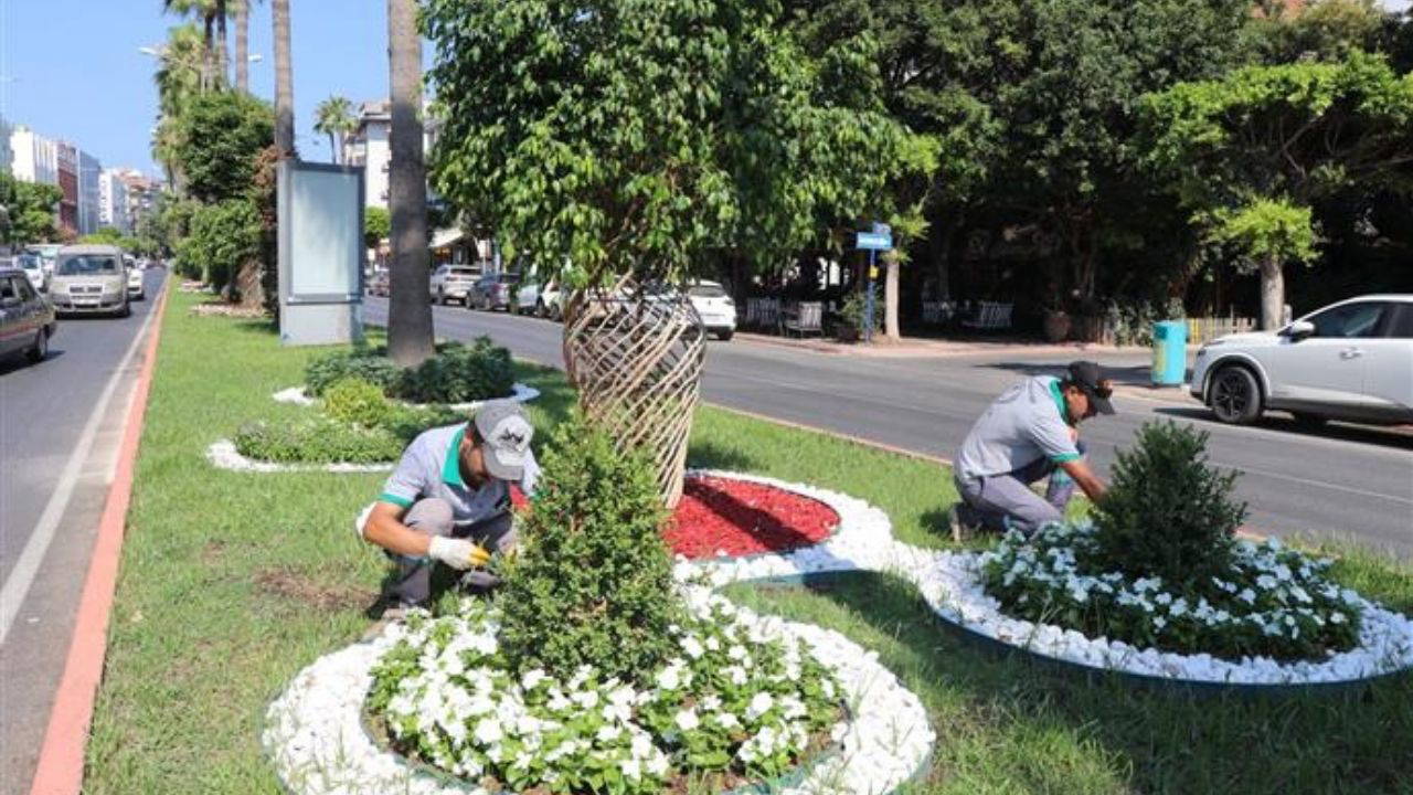 Alanya'da Yeşil Alanlarda Yoğun Mesai: Yangın Riskine Karşı Önlem