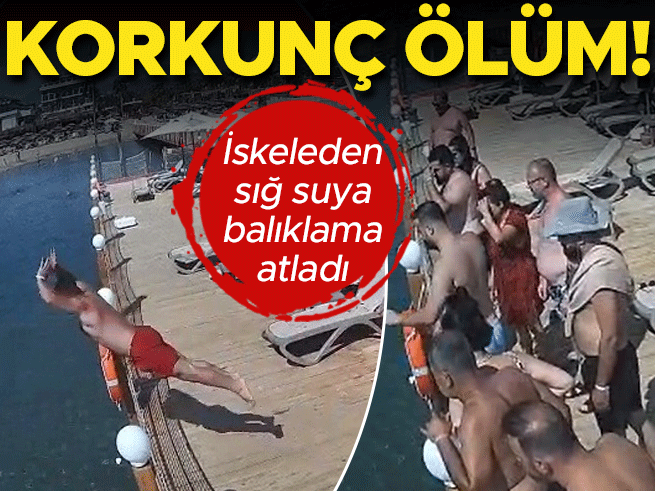 Alanya'da iskeleden atlayan tatilci hayatını kaybetti