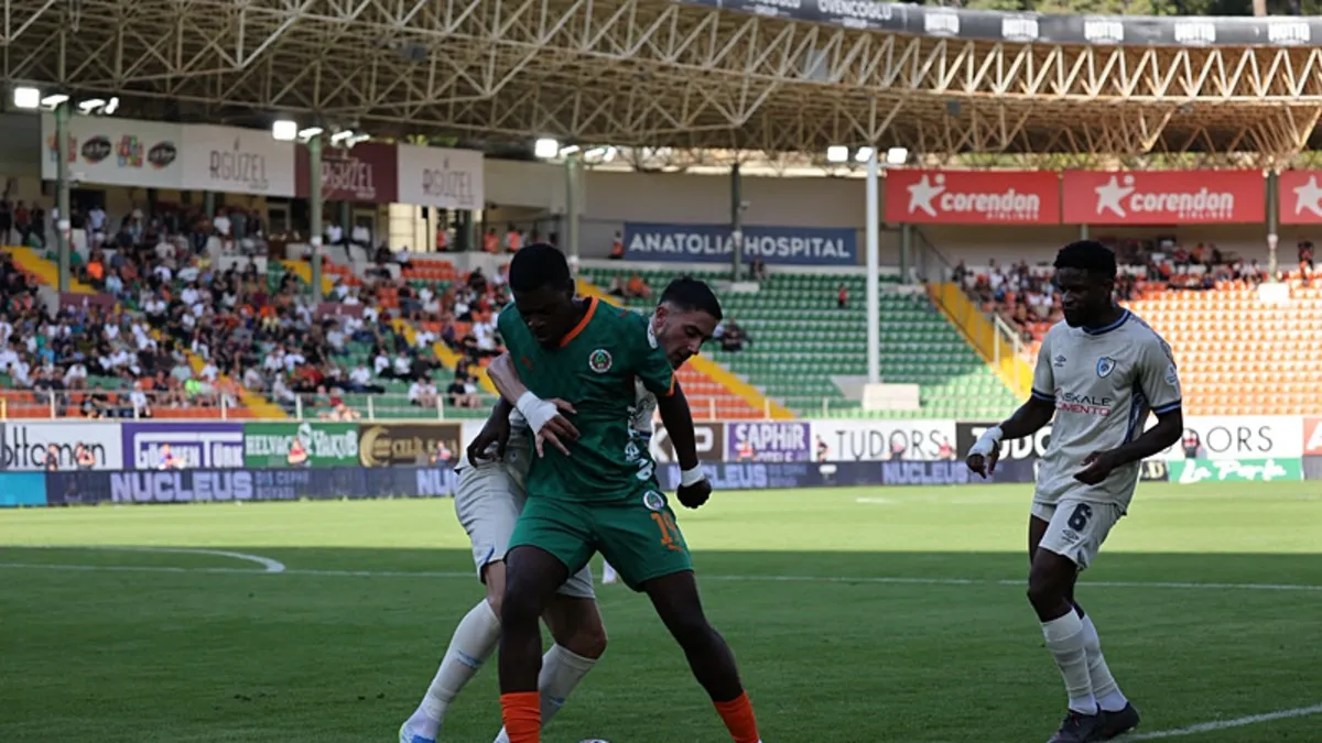 Alanyaspor – Erzurumspor FK maçında kazanan yok