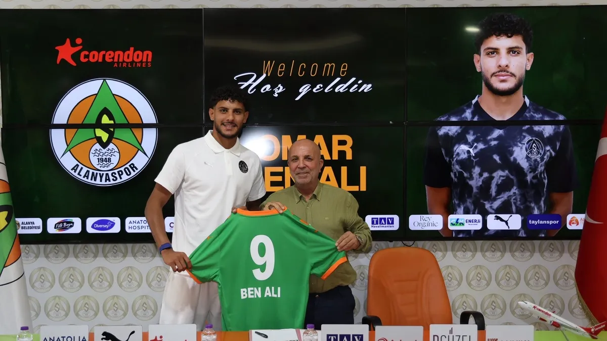 Alanyaspor, 21 Yaşındaki Golcü Omar Ben Ali'yi Kadrosuna Kattı