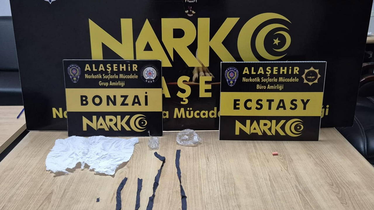 Alaşehir'de Polisten Kaçan Şüpheli Uyuşturucuyla Yakalandı
