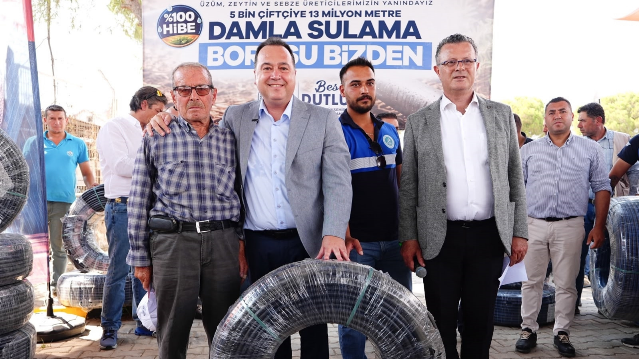Alaşehirli Çiftçilere 13,2 Milyon TL'lik Sulama Desteği