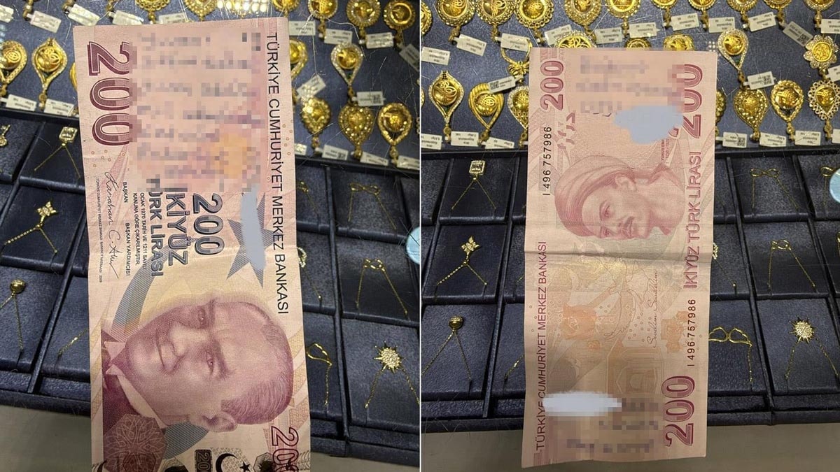 Aldatılan Kadının 200 TL'ye Yazdığı Not Kuyumcuda Ortaya Çıktı