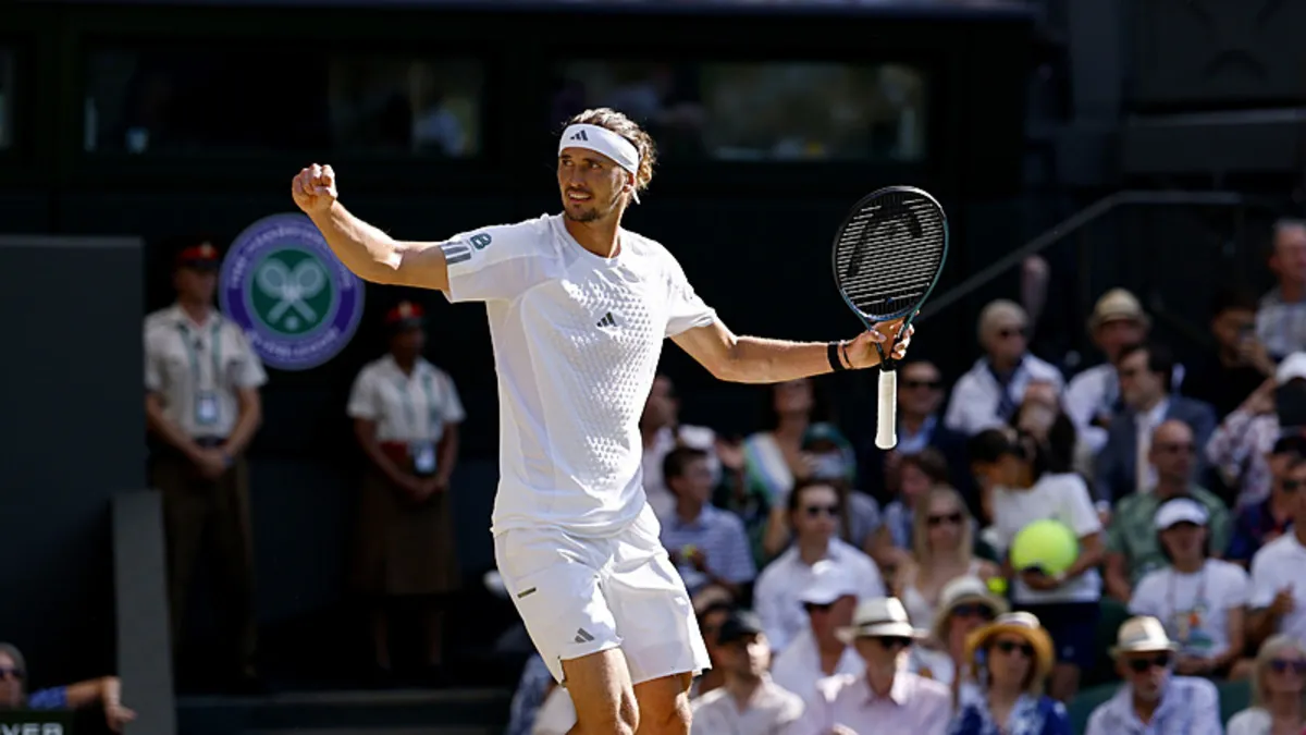 Alexander Zverev Wimbledon Çeyrek Finalinde