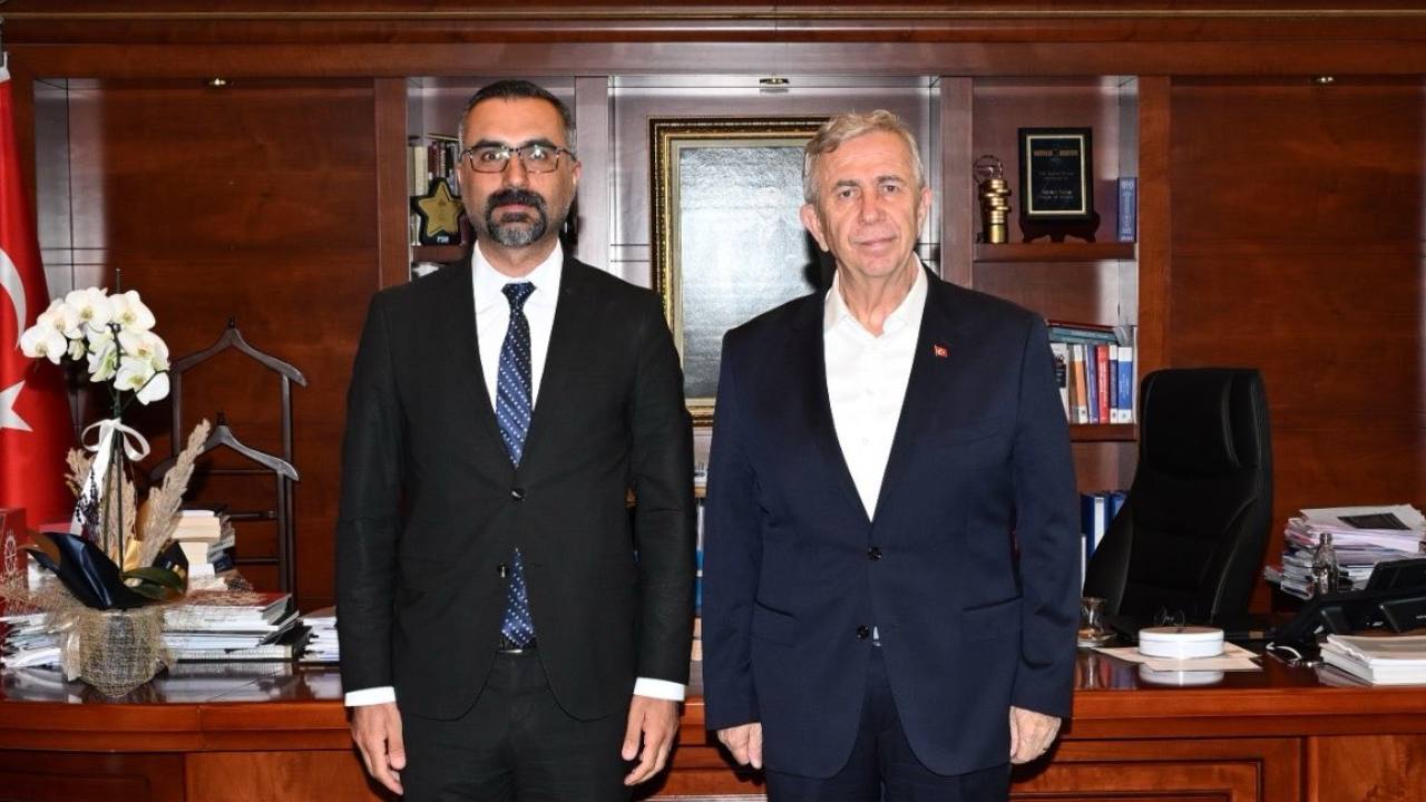 Alican Uludağ'dan Mansur Yavaş'a teşekkür ziyareti