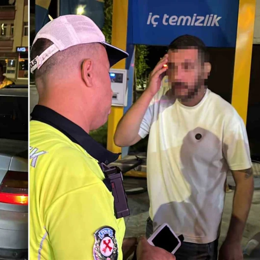 Alkollü Sürücü Park Halindeki Araca Çarpıp Kaçtı: Kovalamaca Sonucu Yakalandı