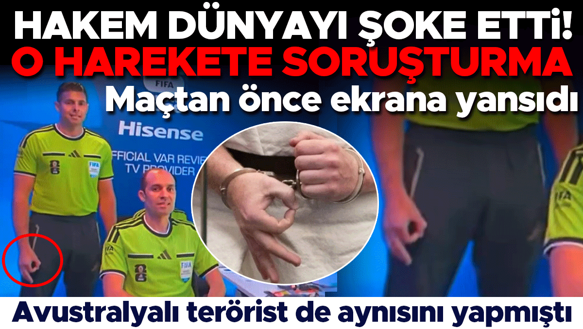 Almanya-Curaçao maçı öncesi hakemin el hareketi FIFA'yı harekete geçirdi