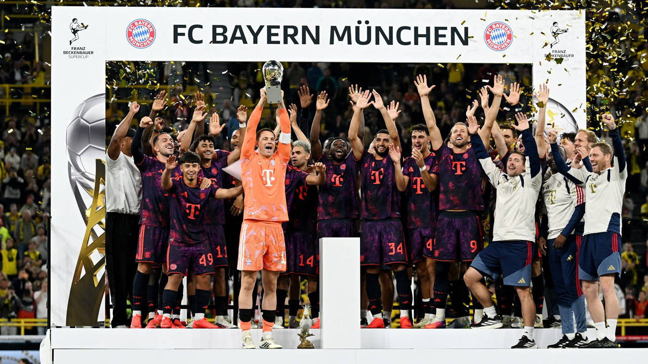 Almanya Süper Kupası'nda Şampiyon Bayern Münih: Derbide Dortmund'a 2-1 Üstünlük