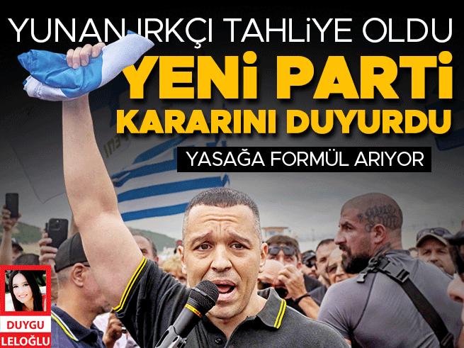 Altın Şafak lideri Kasidiaris tahliye oldu, yeni parti kuruyor