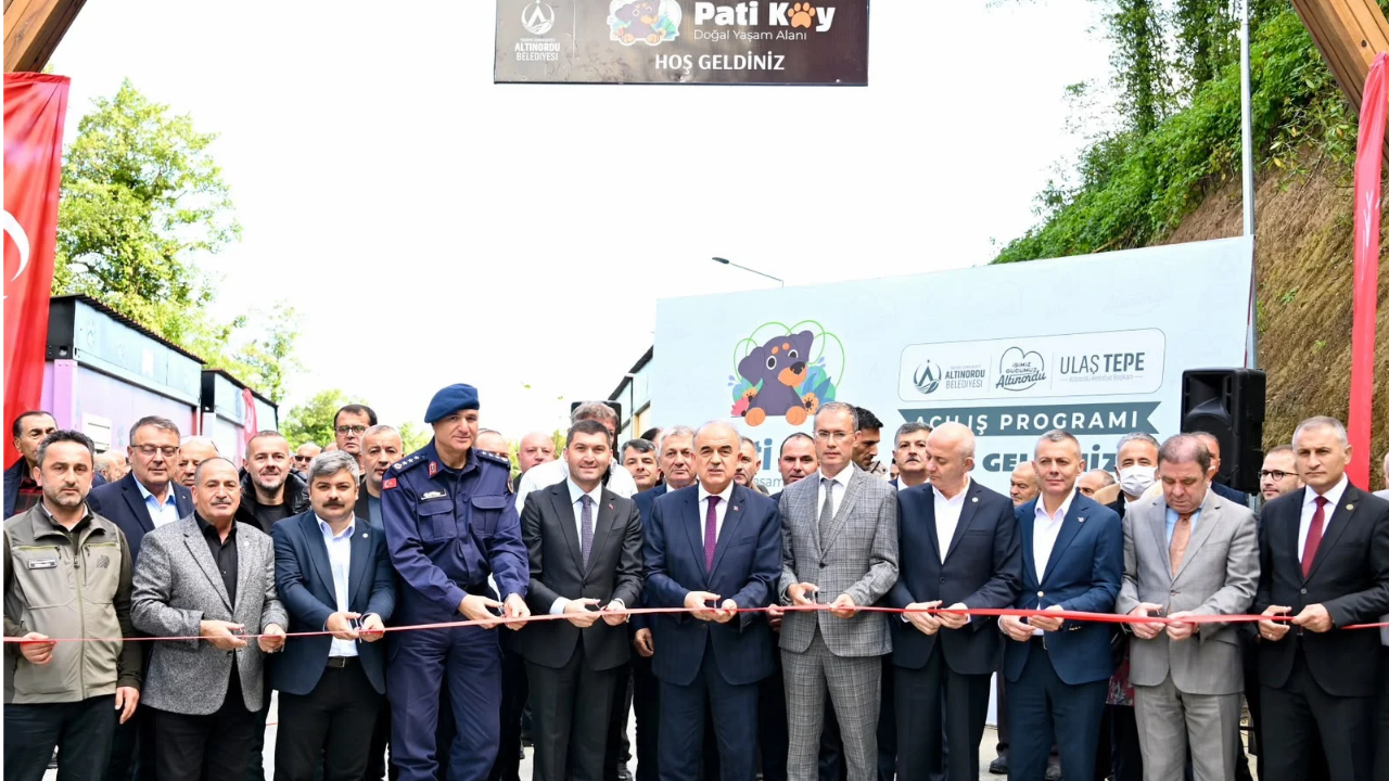 Altınordu'da Patiköy açıldı: 200 sokak hayvanına yuva