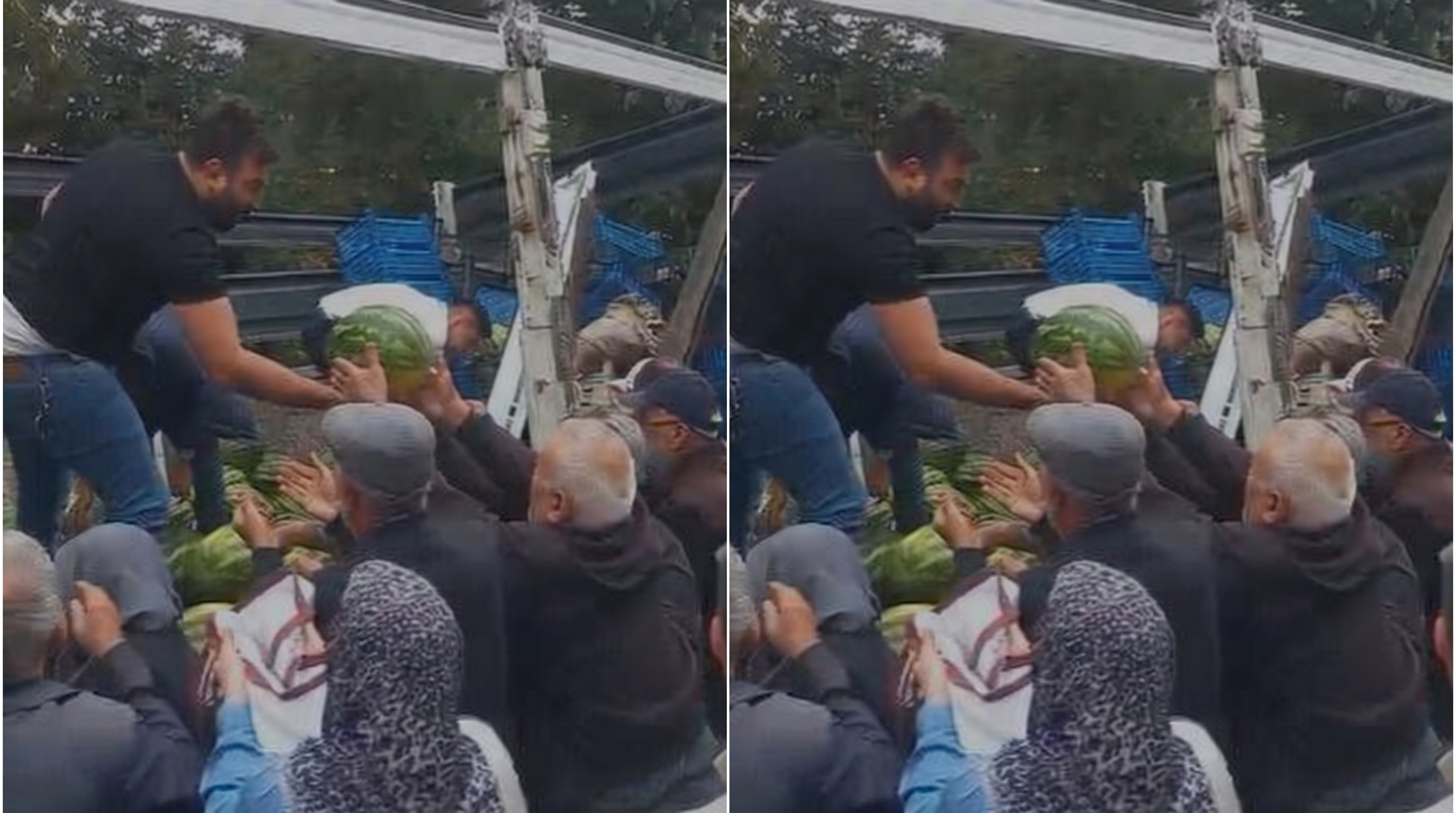 Amasya'da 8 Ton Karpuz Bedava Dağıtıldı: Altından Siyasi Mesaj Çıktı