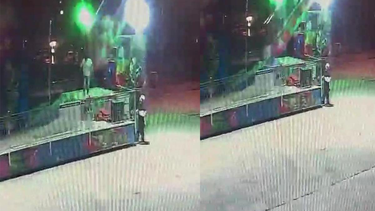 Amasya'daki Lunapark Kazasının Güvenlik Kamerası Görüntüleri Ortaya Çıktı