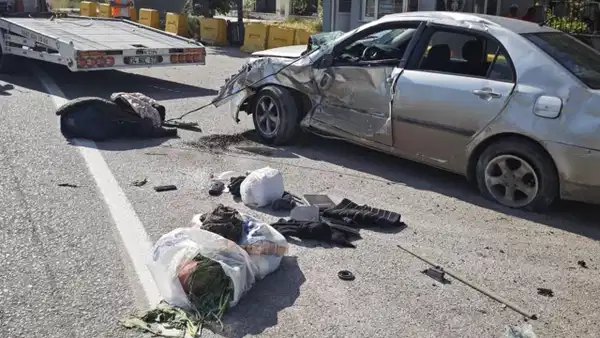 Amasya'da aracın takla attığı kazada 7 yaşındaki kız öldü