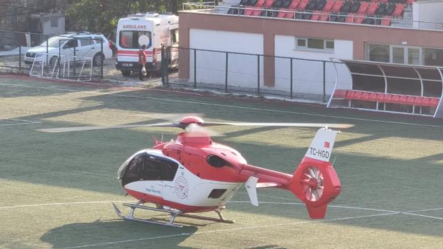 Ambulans Helikopter, Vücudu Yanan Bebek İçin Harekete Geçti