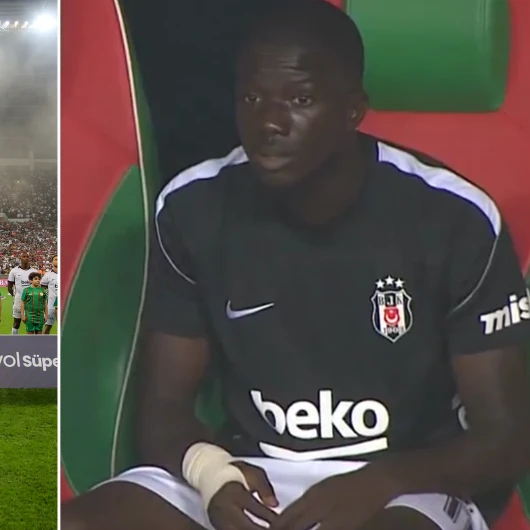 Amed Spor - Beşiktaş maçında 37. dakikada oyun durdu: Yankılar sürüyor