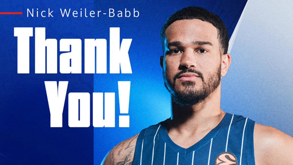 Anadolu Efes'te Nick Weiler Babb dönemi sona erdi