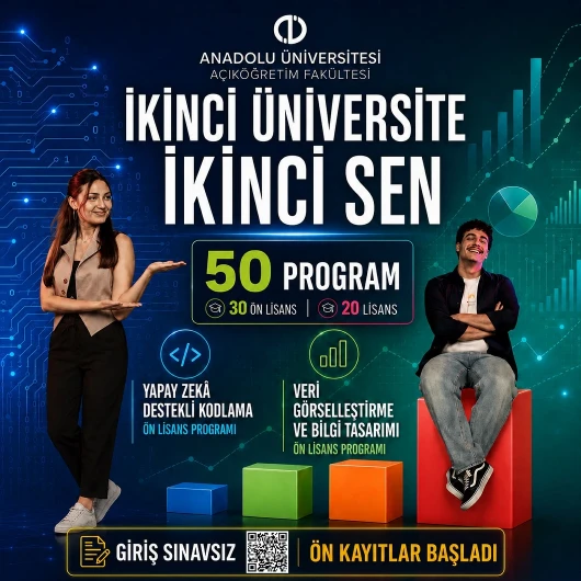 Anadolu Üniversitesi'nde İkinci Üniversite Fırsatı Kapıda