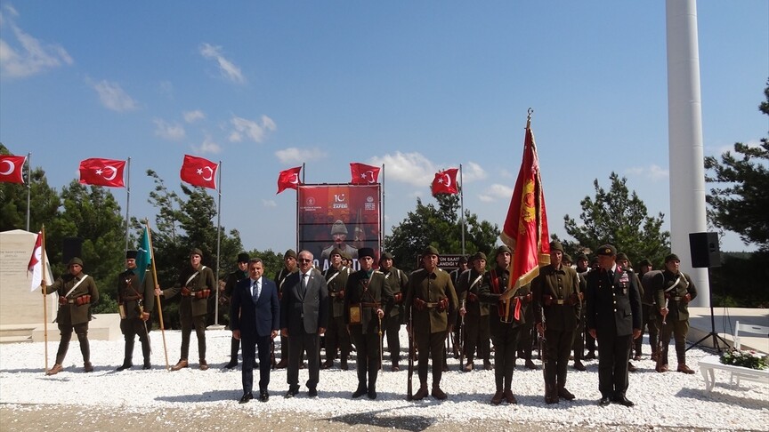 Anafartalar Zaferi'nin 111. Yıl Dönümü Conkbayırı'nda Törenle Kutlandı
